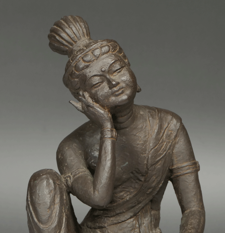 通販爆買い友沢正彦 二宮金次郎 ブロンズ像 銅像 共箱付き 高さ42cm 重量9.5kg 彫刻・オブジェ